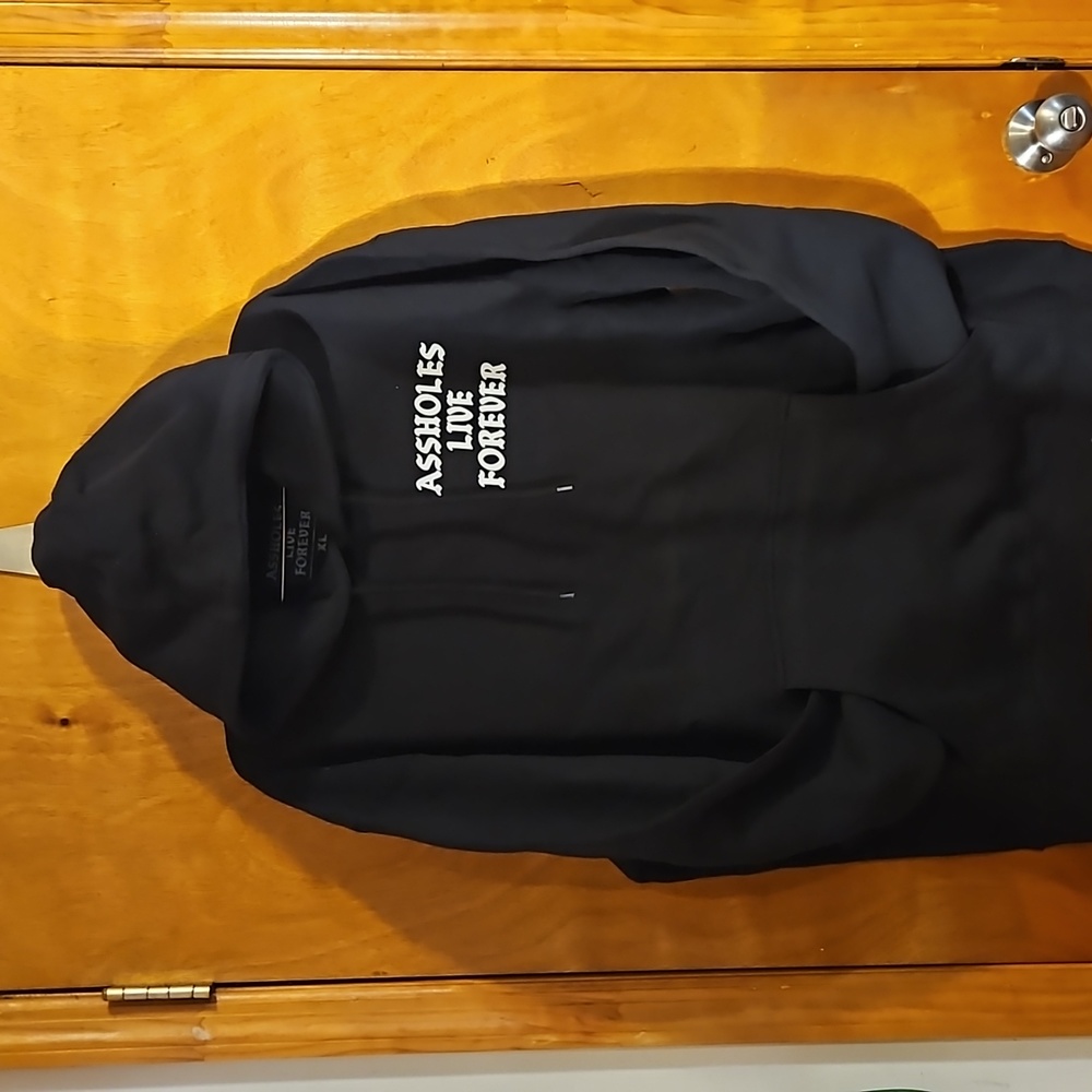 Assholes Live Forever Black Hoodie